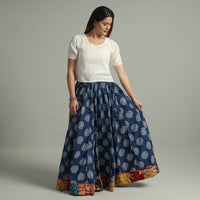 Patchwork Long Skirt