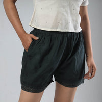 chikankari shorts