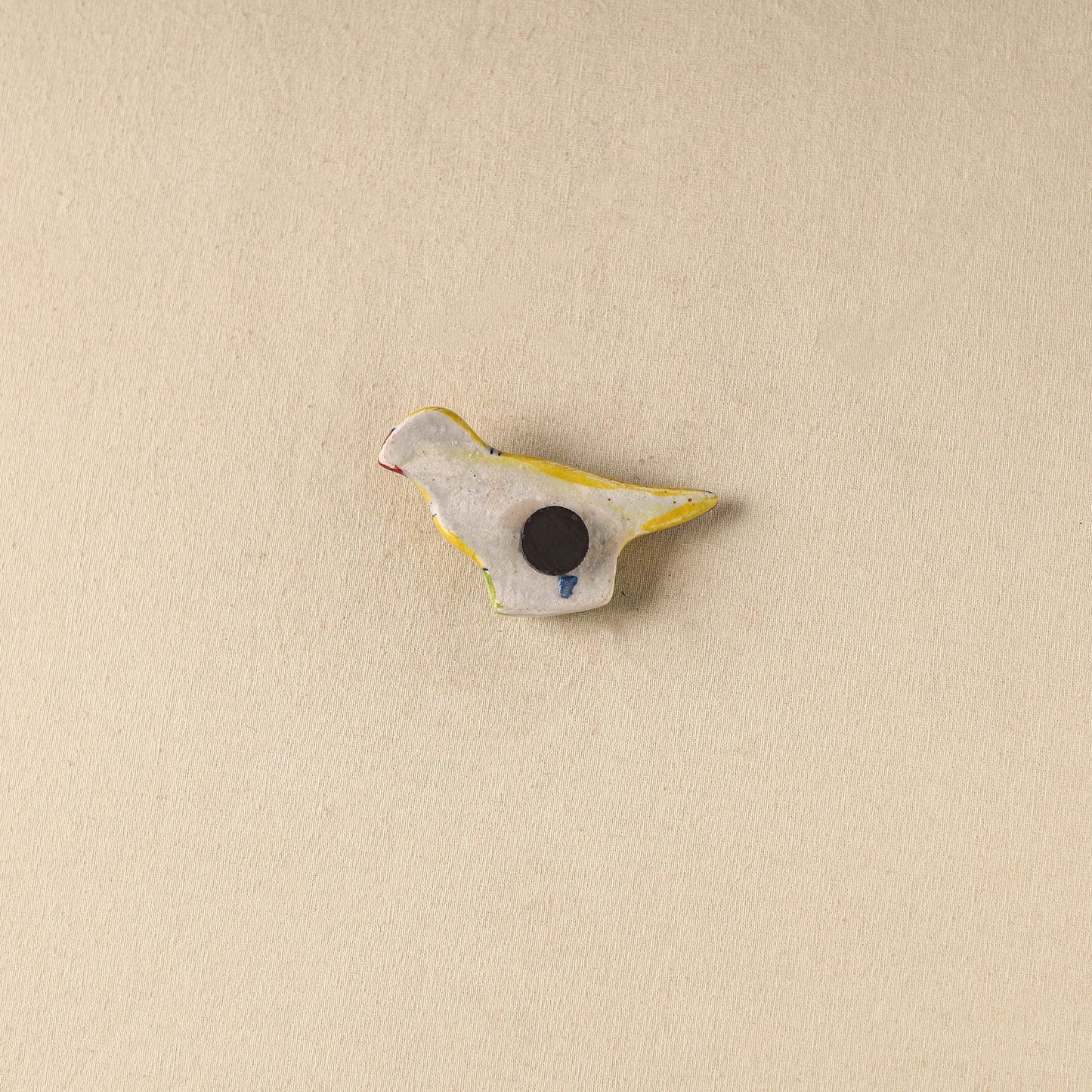 Yellow - Parrot Original Blue Pottery Ceramic Fridge Magnet 101