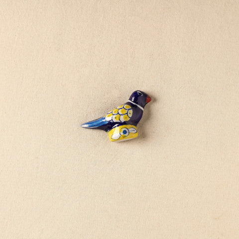 Blue - Parrot Original Blue Pottery Ceramic Fridge Magnet 102