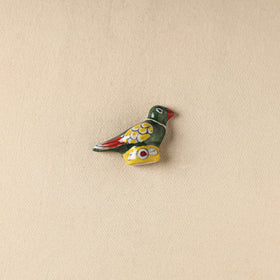 Green - Parrot Original Blue Pottery Ceramic Fridge Magnet 103