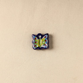 Blue - Butterfly Original Blue Pottery Ceramic Fridge Magnet 92