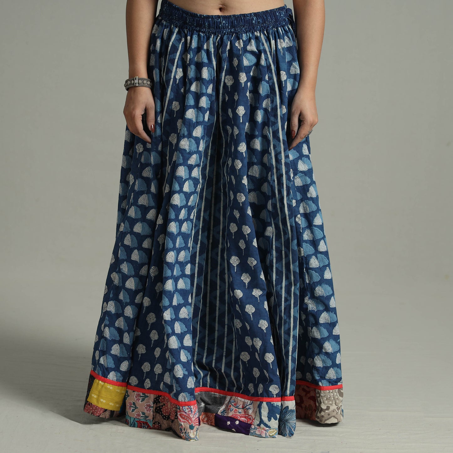 Patchwork Long Skirt