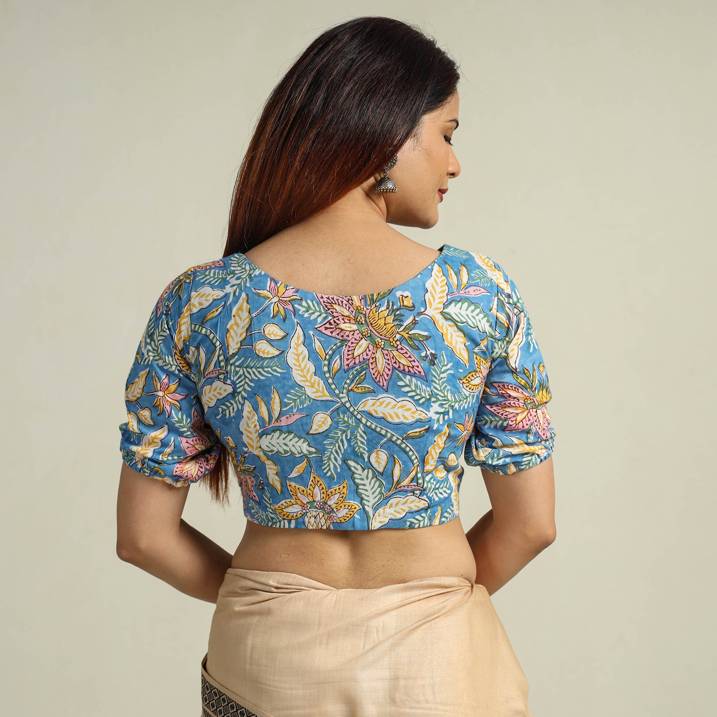 sanganeri Stitched Blouse