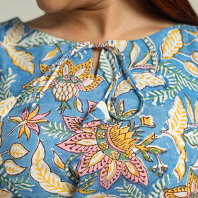 Buy Sanganeri Block Printed Cotton Stitched Blouse 05 Online at iTokri.com