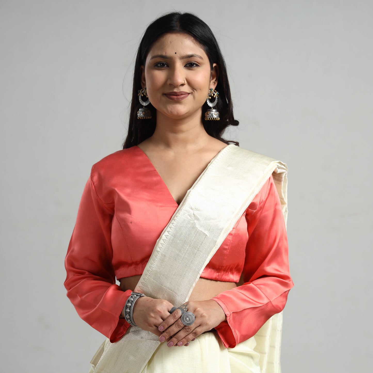 Silk Stitched Blouse