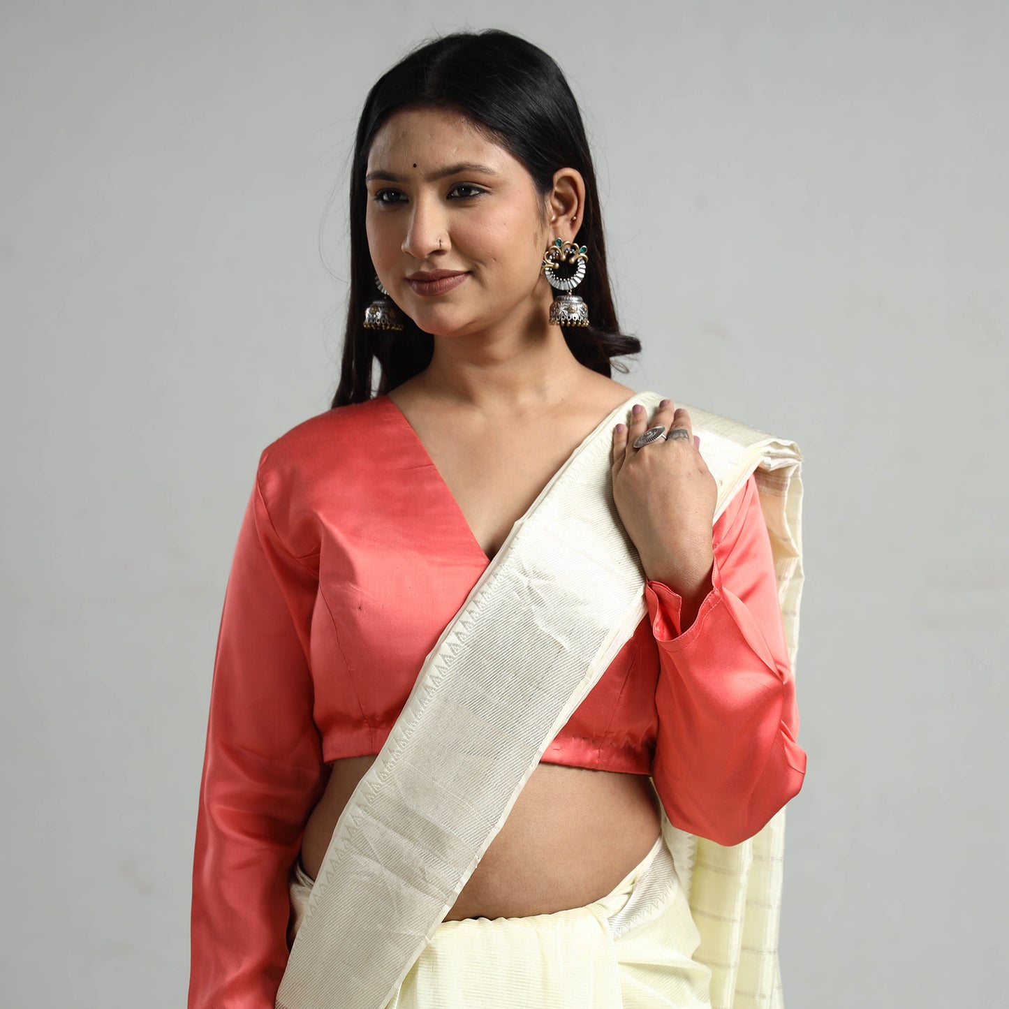 Silk Stitched Blouse