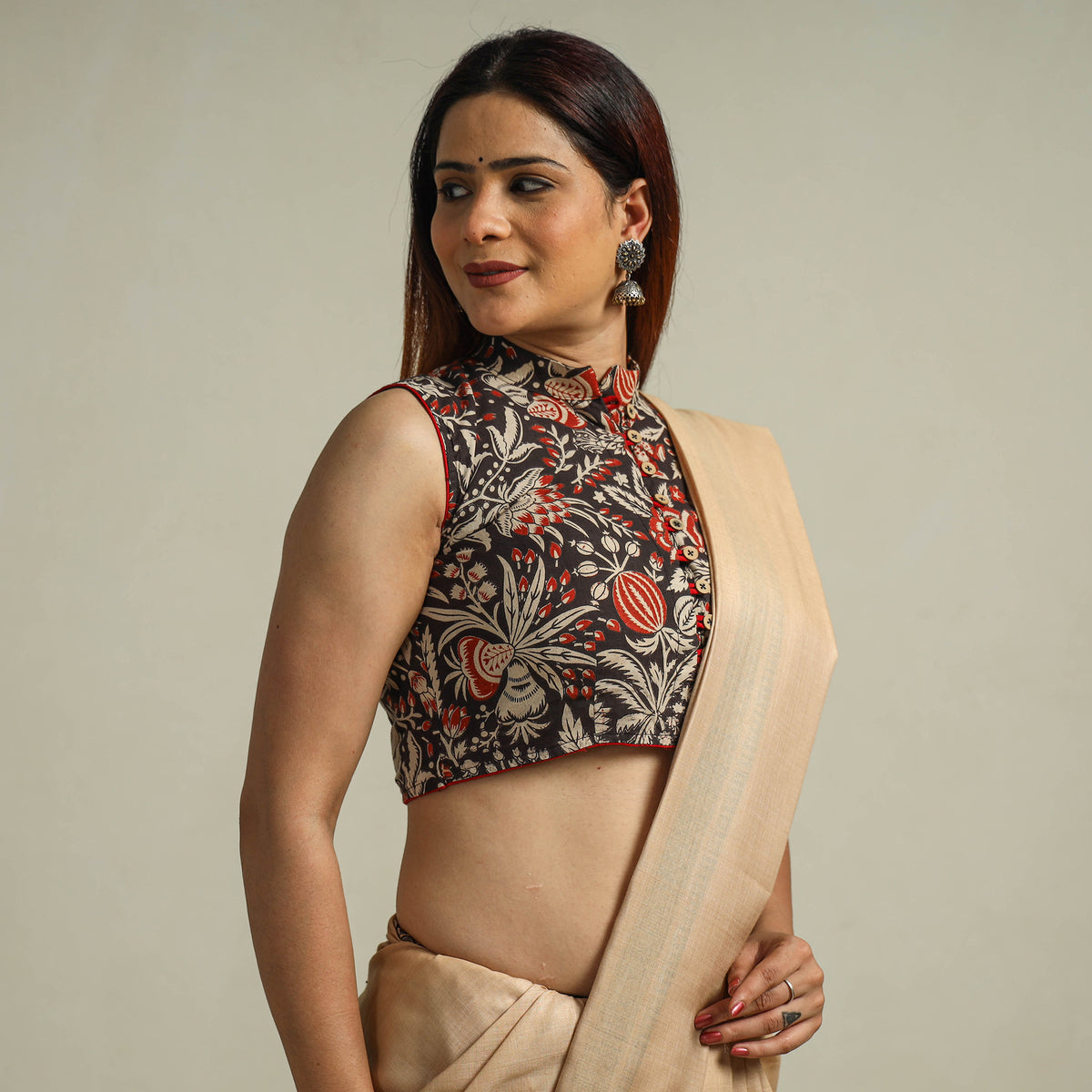 Kalamkari Stitched Blouse