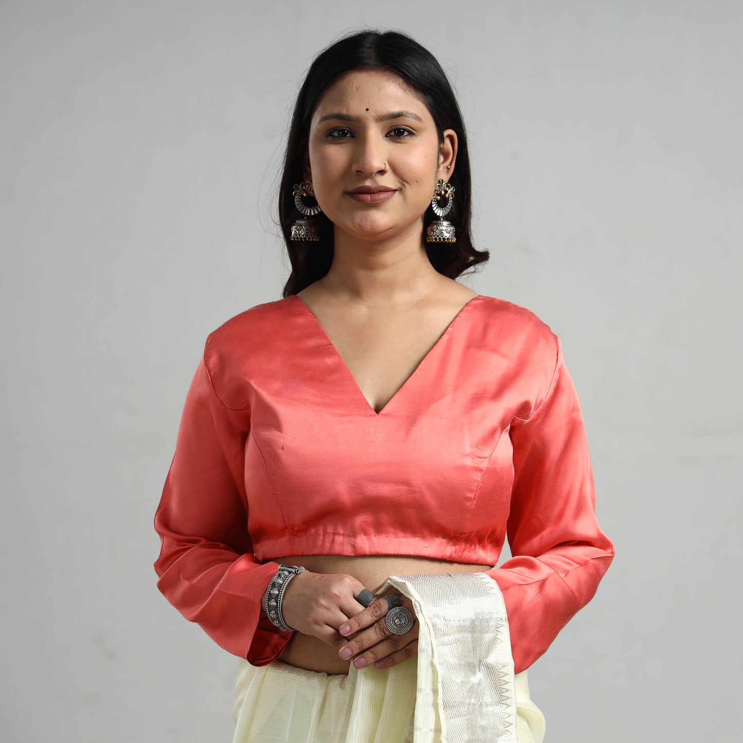 Silk Stitched Blouse