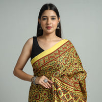 ajrakh saree