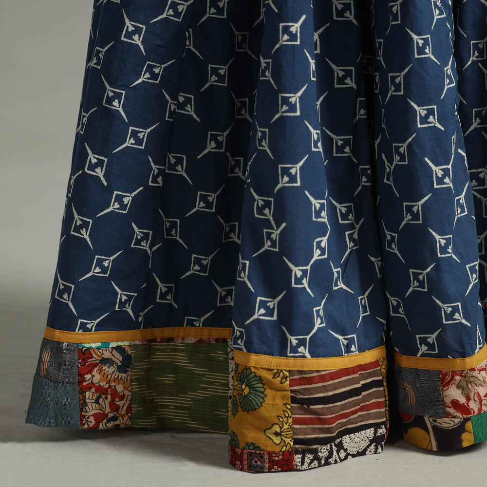 Patchwork Long Skirt