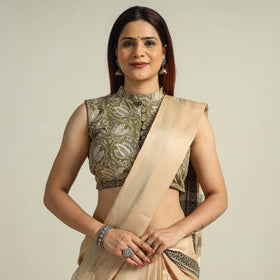Buy Kalamkari Printed Cotton Stitched Blouse 02 Online at iTokri.com