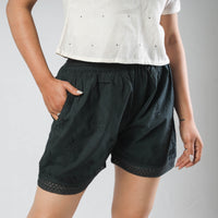 chikankari shorts