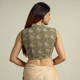 Buy Kalamkari Printed Cotton Stitched Blouse 02 Online at iTokri.com