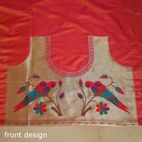 Yellow - bangalore silk paithani saree 06 - handcrafted