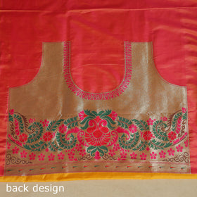 Yellow - bangalore silk paithani saree 06 - handcrafted