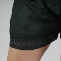 chikankari shorts