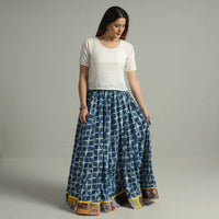 Patchwork Long Skirt