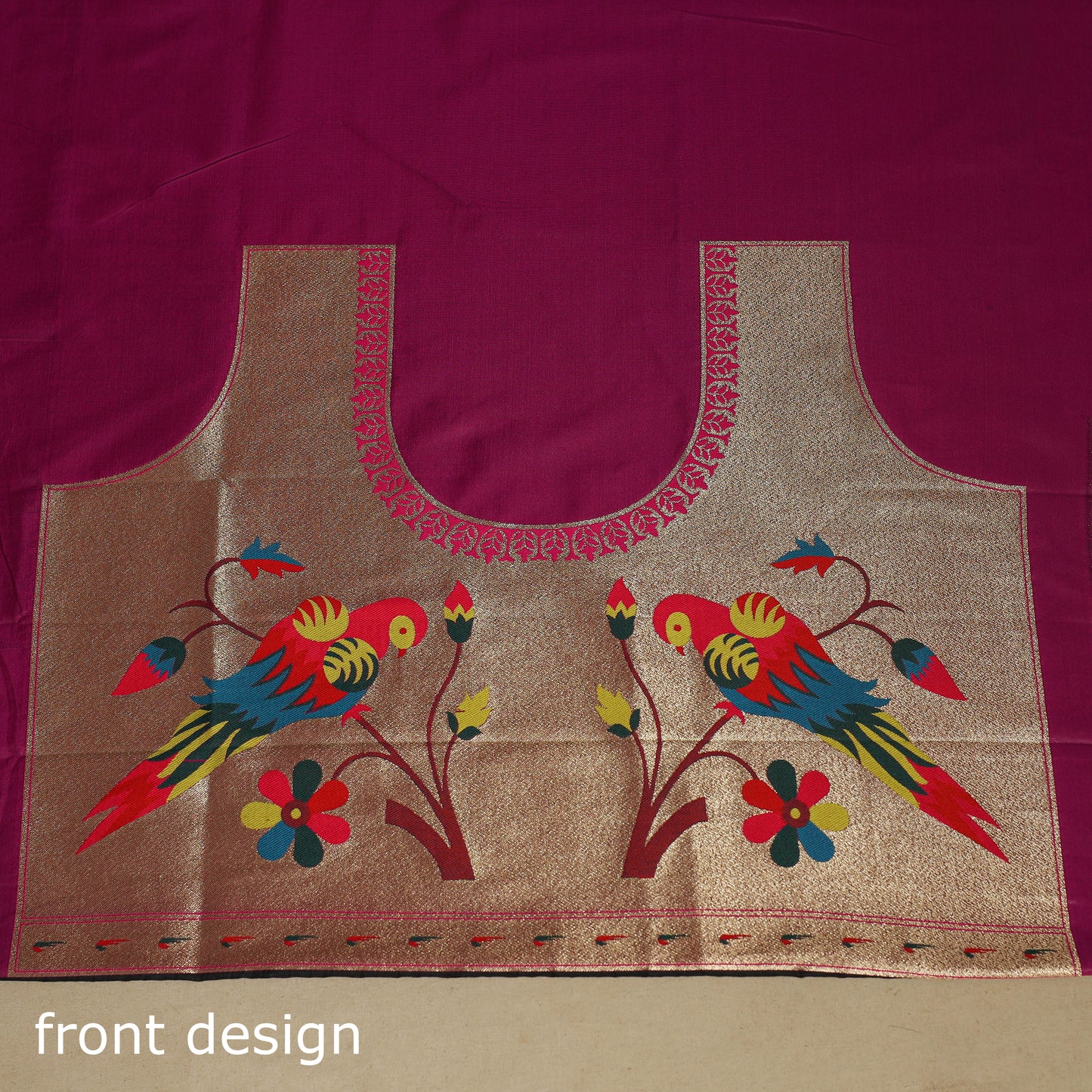 Black - bangalore silk paithani saree 04 - handcrafted