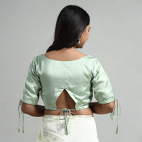 silk stitched blouse 