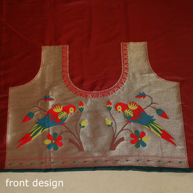 Green - bangalore silk paithani saree 02 - handcrafted