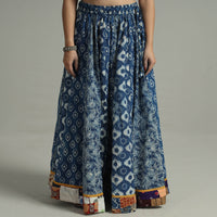 Patchwork Long Skirt