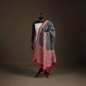 Tussar Silk Handloom Bolpur Kantha Hand Embroidered Dupatta 01