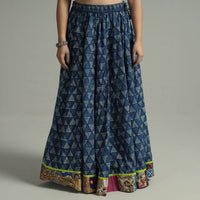 Patchwork Long Skirt