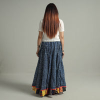 Patchwork Long Skirt