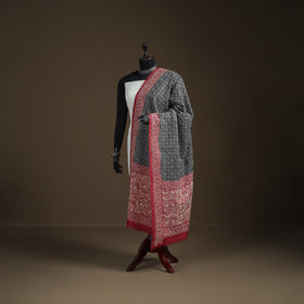 Tussar Silk Handloom Bolpur Kantha Hand Embroidered Dupatta 05