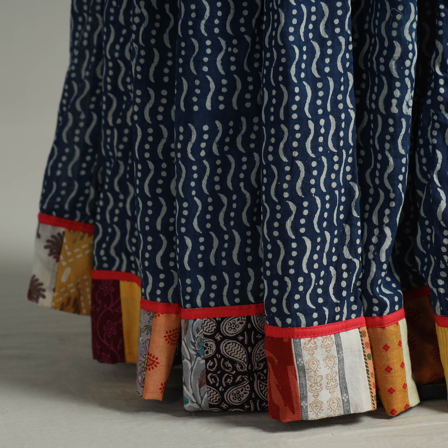 Patchwork Long Skirt