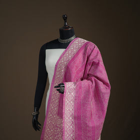 Tussar Silk Handloom Bolpur Kantha Hand Embroidered Dupatta 08