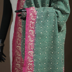 Tussar Silk Handloom Bolpur Kantha Hand Embroidered Dupatta 10