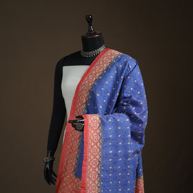 Tussar Silk Handloom Bolpur Kantha Hand Embroidered Dupatta 13