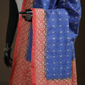 Tussar Silk Handloom Bolpur Kantha Hand Embroidered Dupatta 13