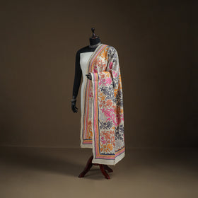 Tussar Silk Handloom Bolpur Kantha Hand Embroidered Dupatta 15