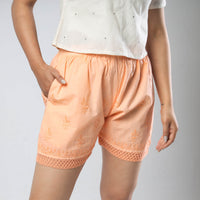 chikankari shorts