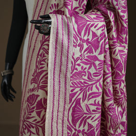 Tussar Silk Handloom Bolpur Kantha Hand Embroidered Dupatta 17
