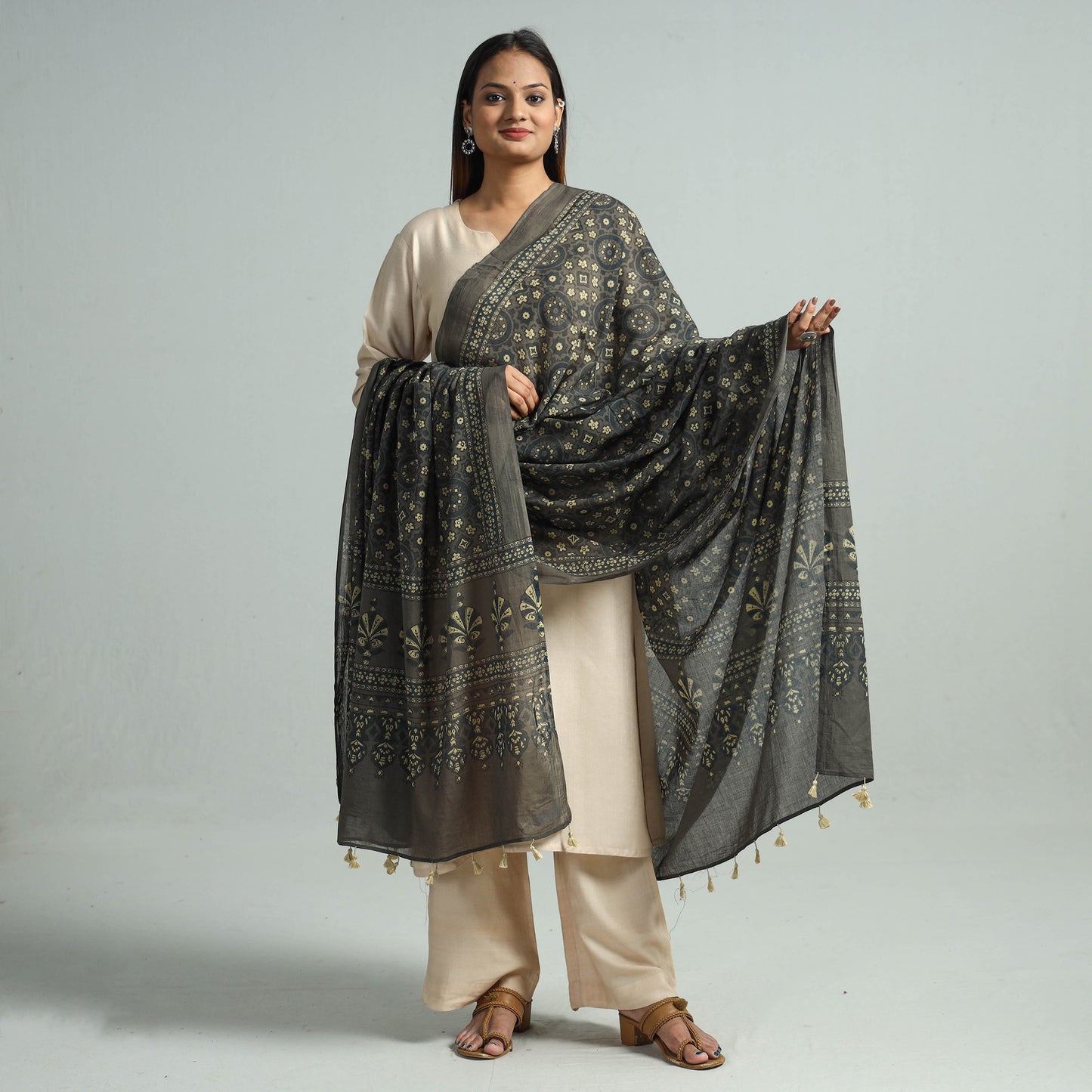 Ajrakh Dupatta