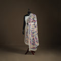 Tussar Silk Handloom Bolpur Kantha Hand Embroidered Dupatta 24