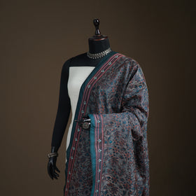 Tussar Silk Handloom Bolpur Kantha Hand Embroidered Dupatta 27