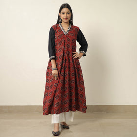 Exclusive Hand Zardozi Embroidery Mul Cotton Kurta for Women