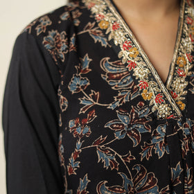 ajrakh embroidery kurta