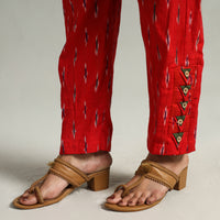 Pochampally Ikat Weave Cotton Elasticated Pant 03