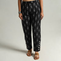 Pochampally Ikat Weave Cotton Elasticated Pant 06