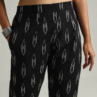 Pochampally Ikat Weave Cotton Elasticated Pant 06