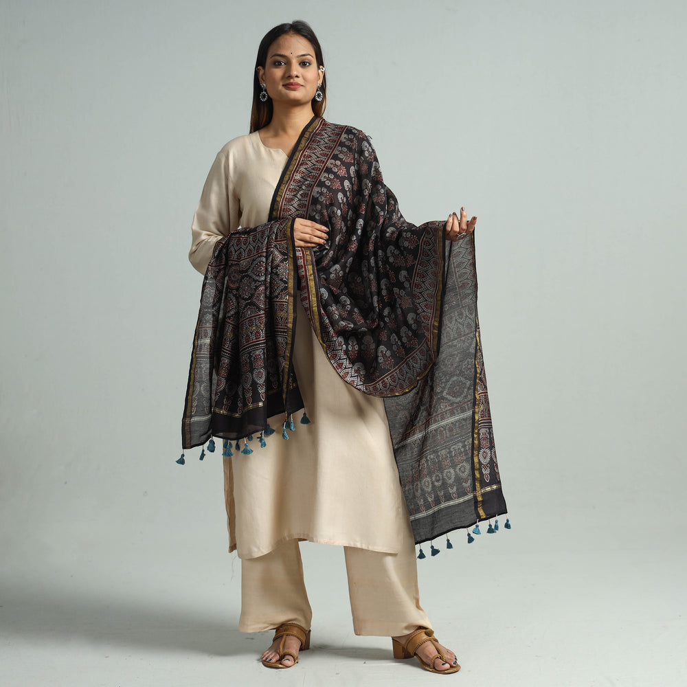 Ajrakh Dupatta