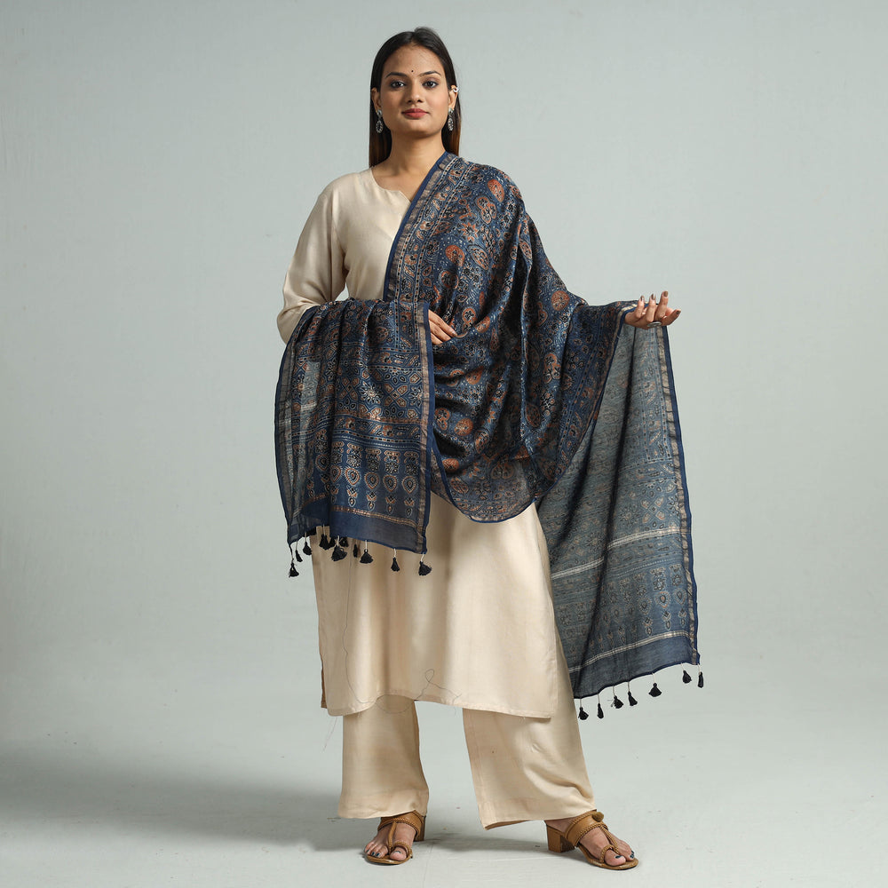 Ajrakh Dupatta