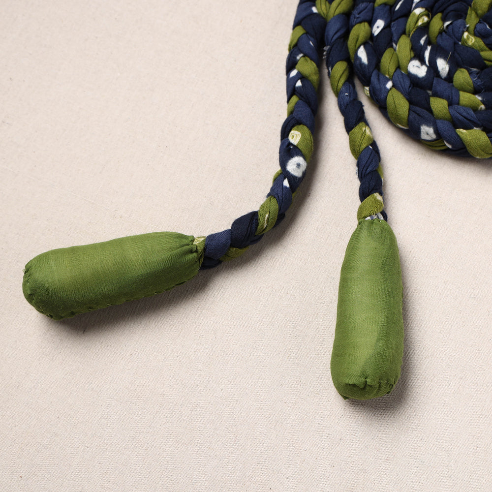 Handmade Upcycled Fabric Skipping Rope 01