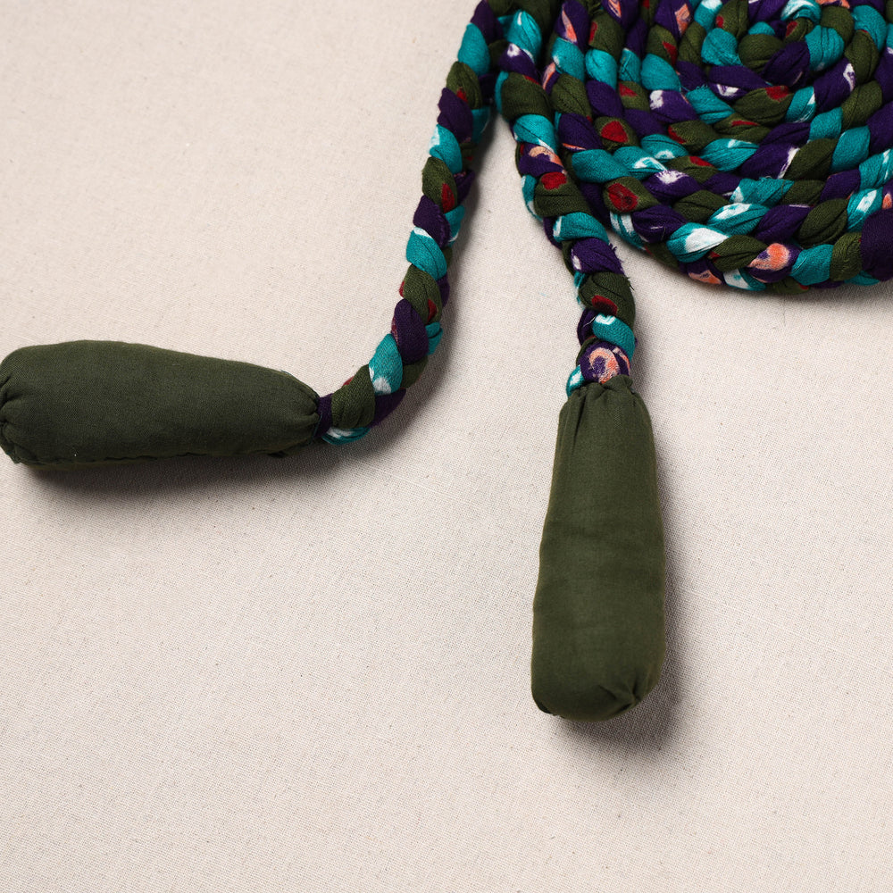 Handmade Upcycled Fabric Skipping Rope 03